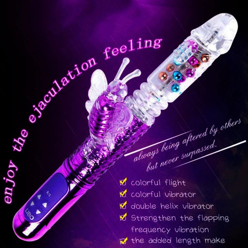 Dương vật giả cầm tay LIBO rung thụt ngoáy bi xoay